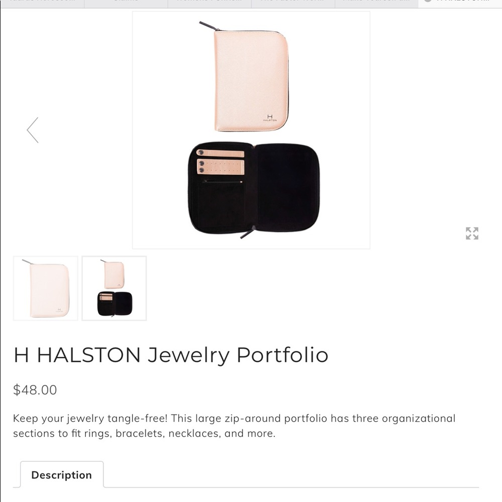 Halston Jewelry Portfolio for Travel